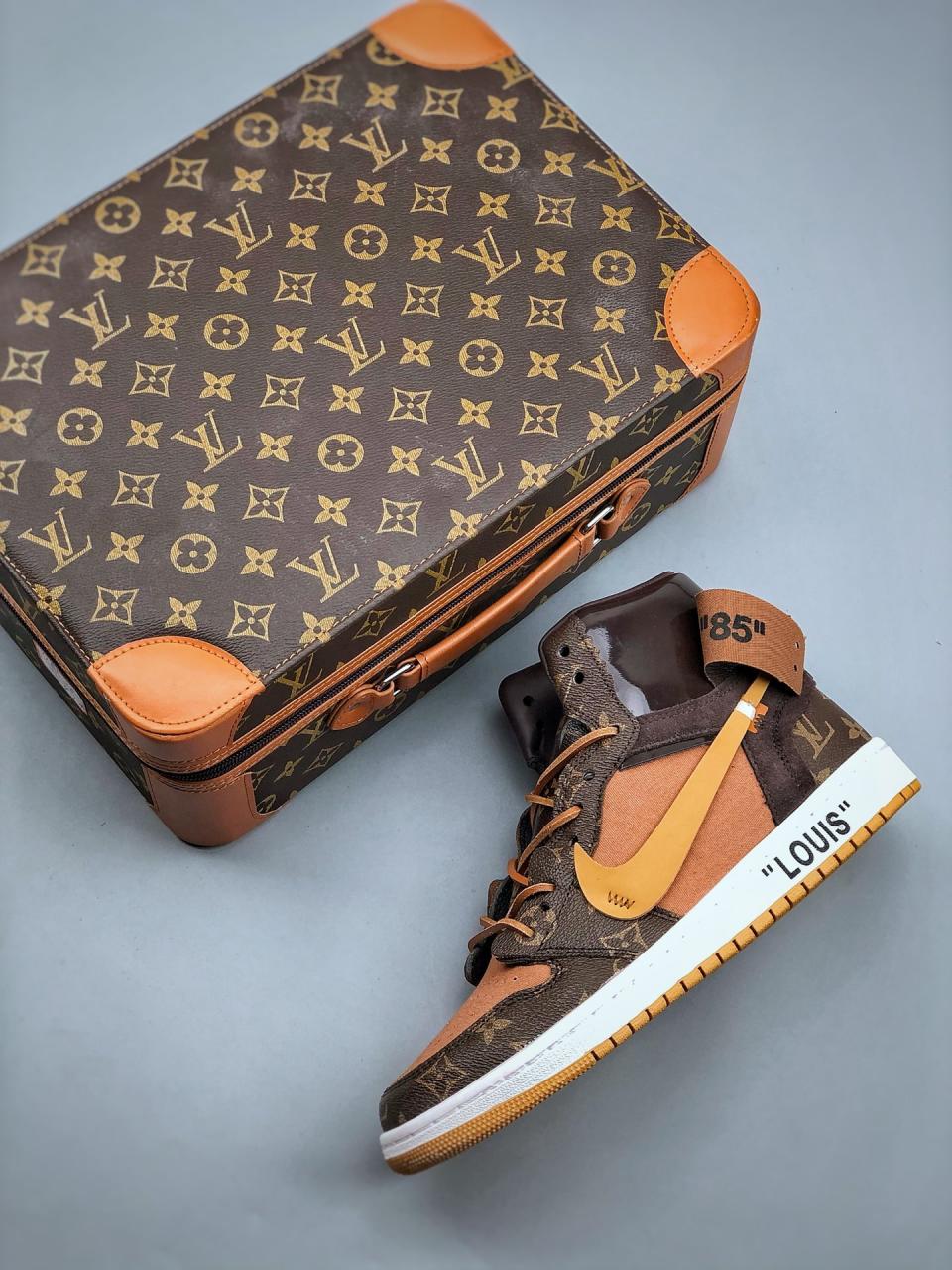 Louis Vuitton x Air Jordan 1 Pinnacle AJ generation basketball shoes插图2