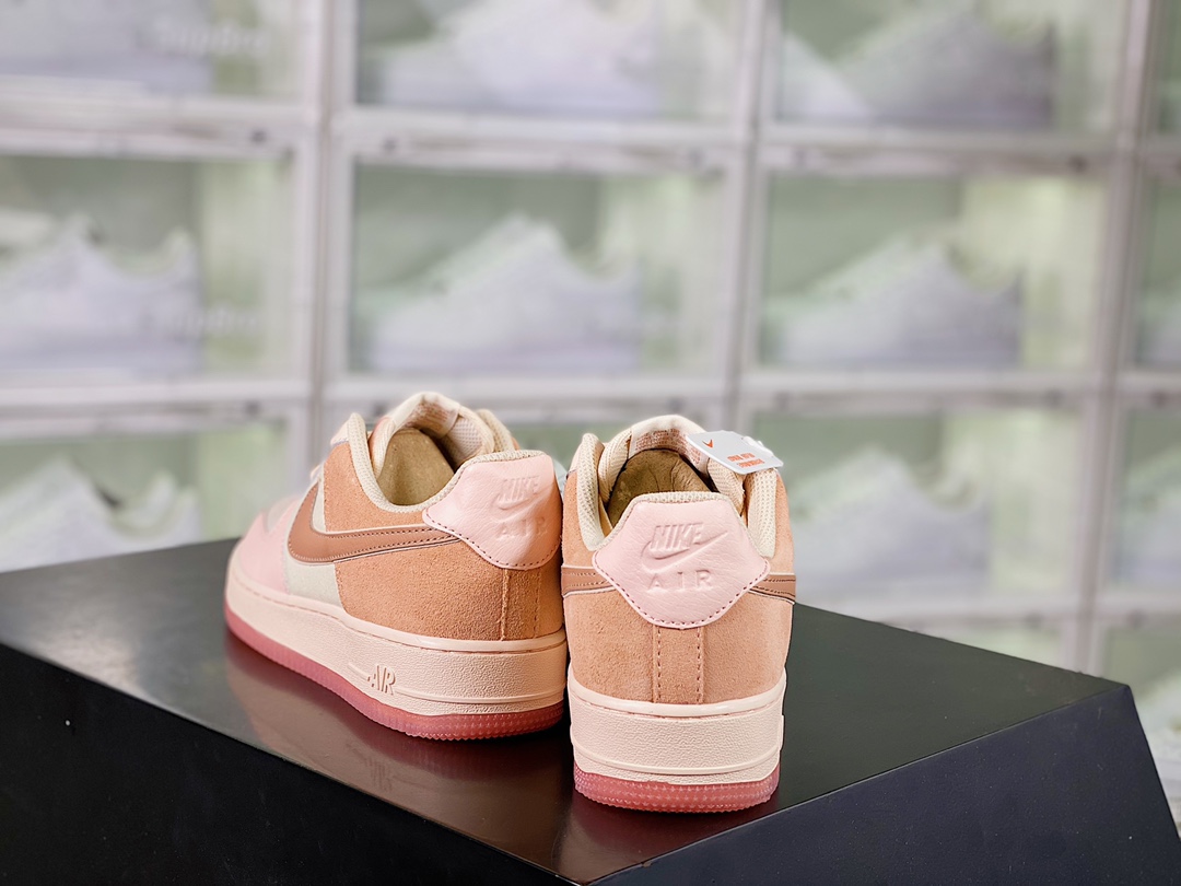 Nike Wmns Air Force 1′ 07 Low Premium”Washed Coral”插图2