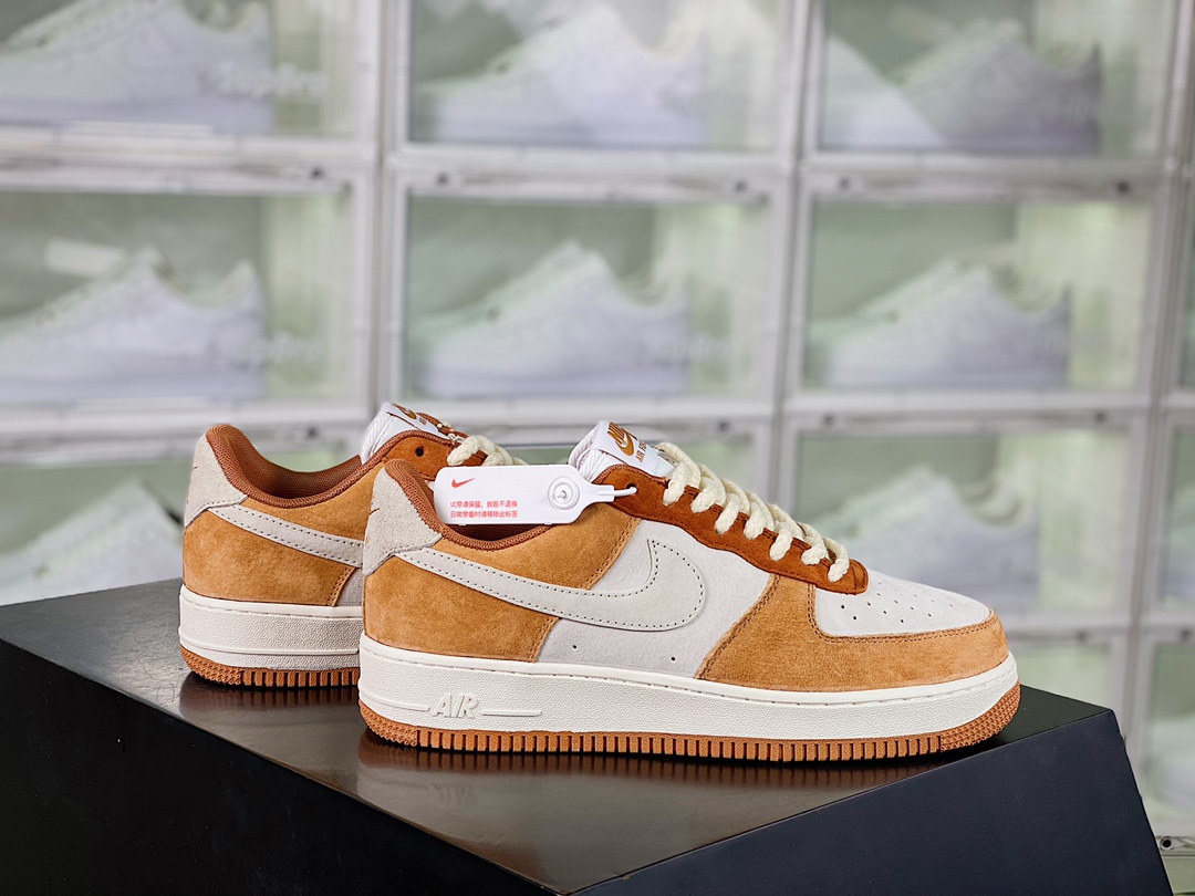 Nike Air Force 1´07 Low”Medium Curry” air sole插图