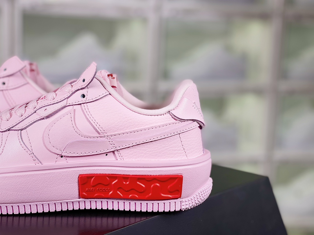 Nike Wmns Air Force 1 Fontanka”Pink Foam/Red” Skateboard shoes插图5