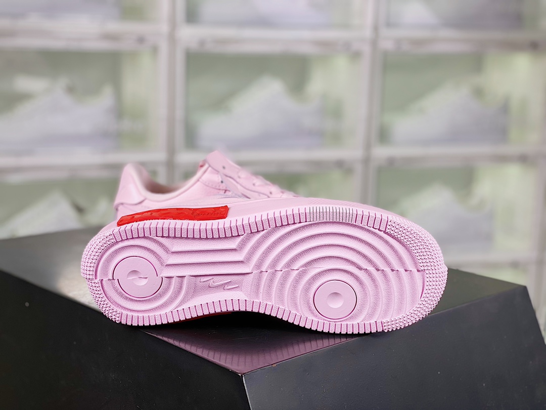 Nike Wmns Air Force 1 Fontanka”Pink Foam/Red” Skateboard shoes插图3