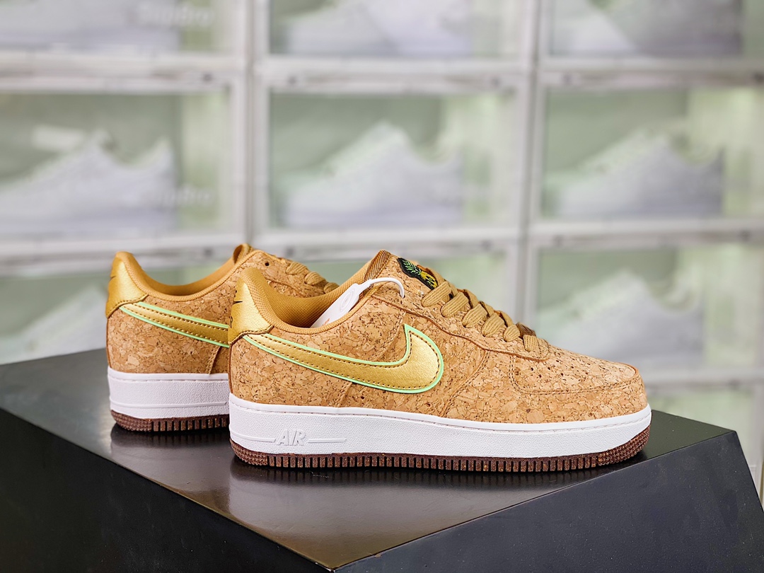 Nike Air Force 1 ’07 LV8 Low”Happy Pineapple” “Cork pineapple white”插图