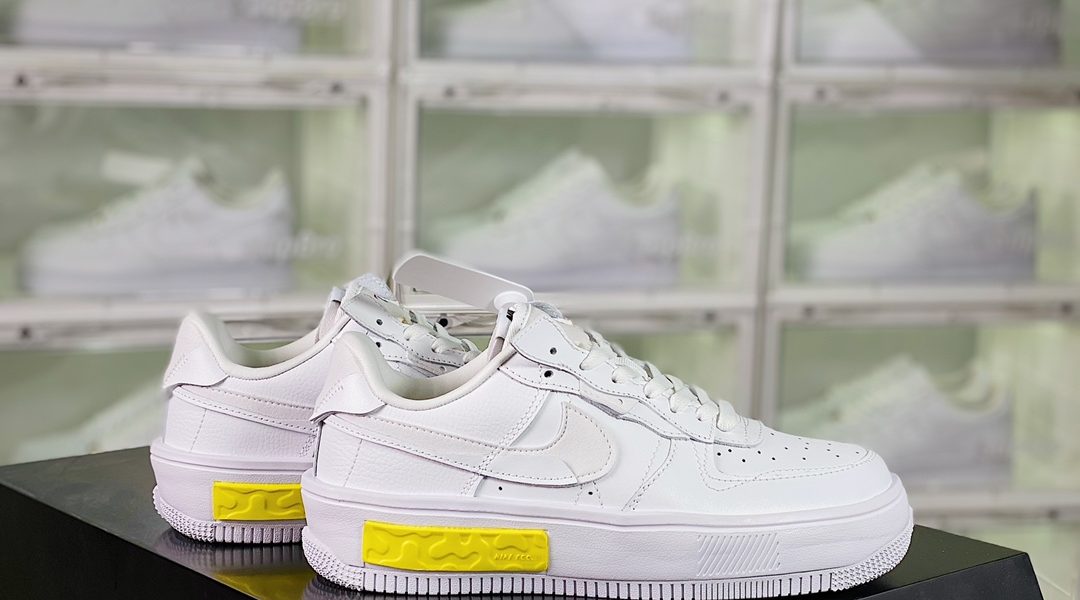 Nike Wmns Air Force 1 Fontanka”White/Yellow” “Leather white yellow”缩略图