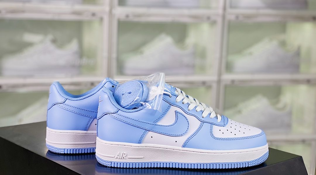 Nike Air Force 1’07″Aluminum” “UNC North Carolina blue”缩略图 Nike Air Force 1’07″Aluminum” “UNC North Carolina blue”缩略图