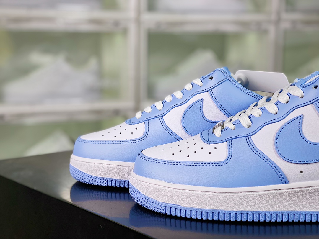 Nike Air Force 1’07″Aluminum” “UNC North Carolina blue”插图4