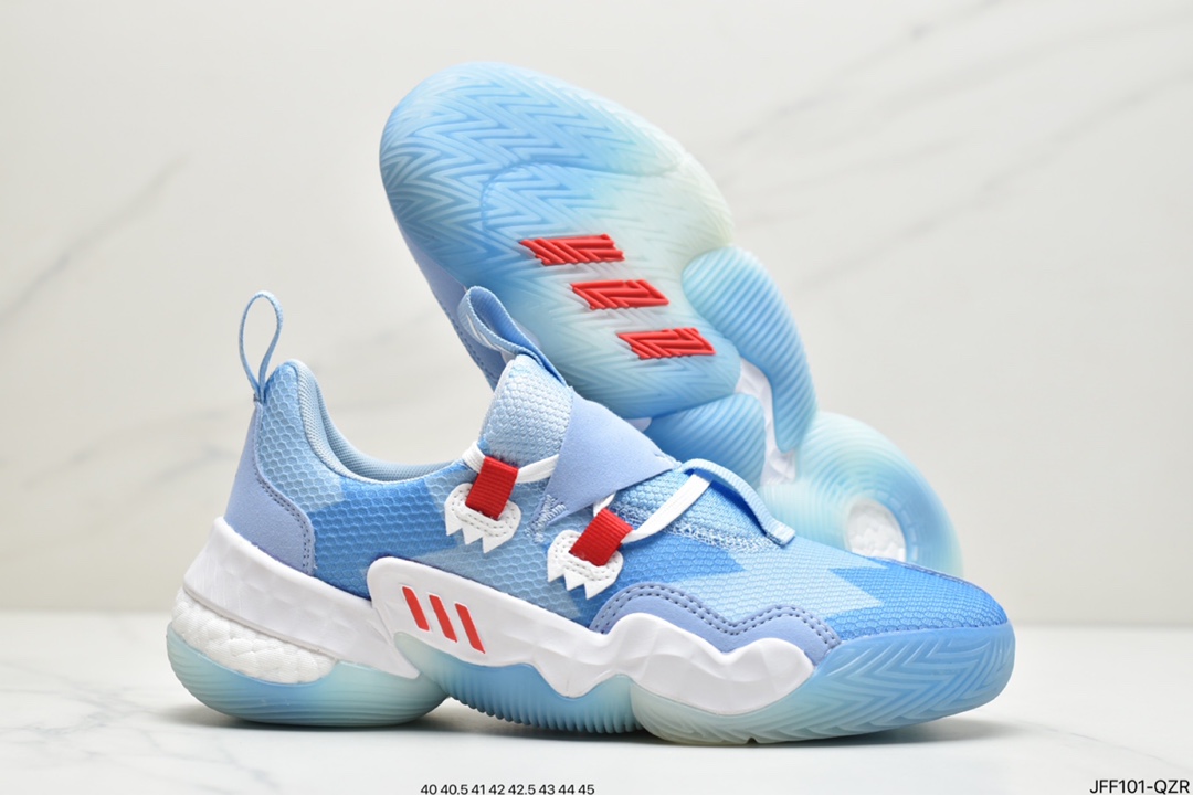 Adidas trail young 1 “cotton candy” low basketball shoe插图5