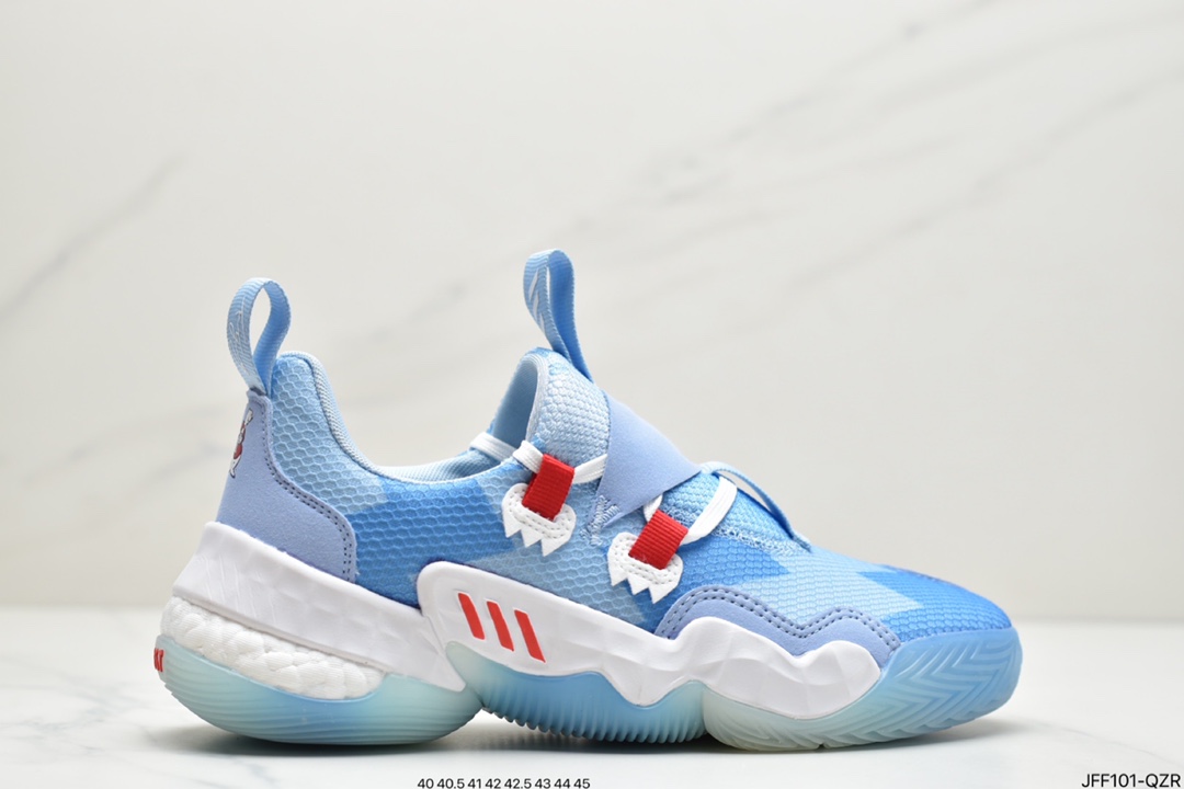 Adidas trail young 1 “cotton candy” low basketball shoe插图3