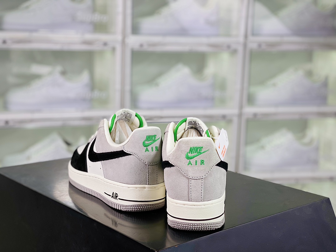 Nike Air Force 1’07″White/Black”Black and white panda skate shoes插图2