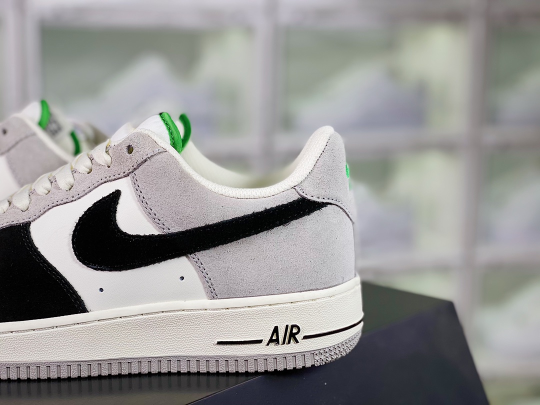 Nike Air Force 1’07″White/Black”Black and white panda skate shoes插图5