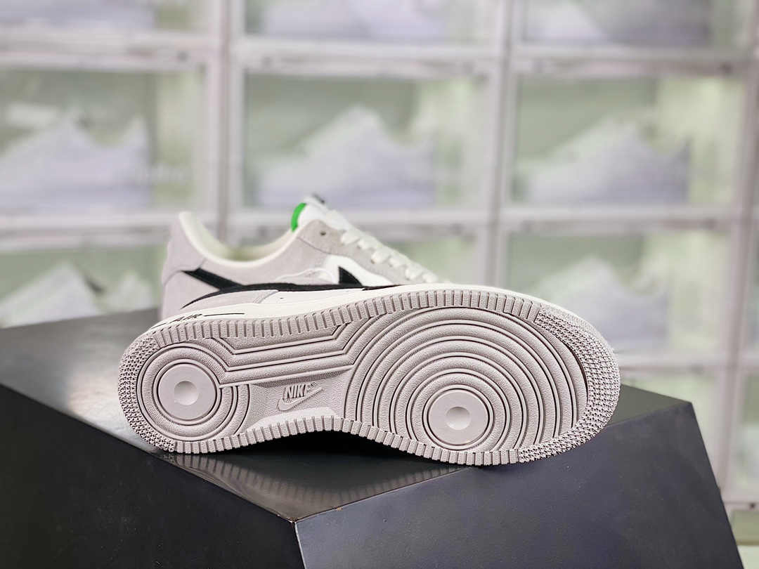 Nike Air Force 1’07″White/Black”Black and white panda skate shoes插图3