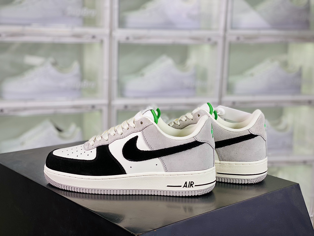 Nike Air Force 1’07″White/Black”Black and white panda skate shoes插图1