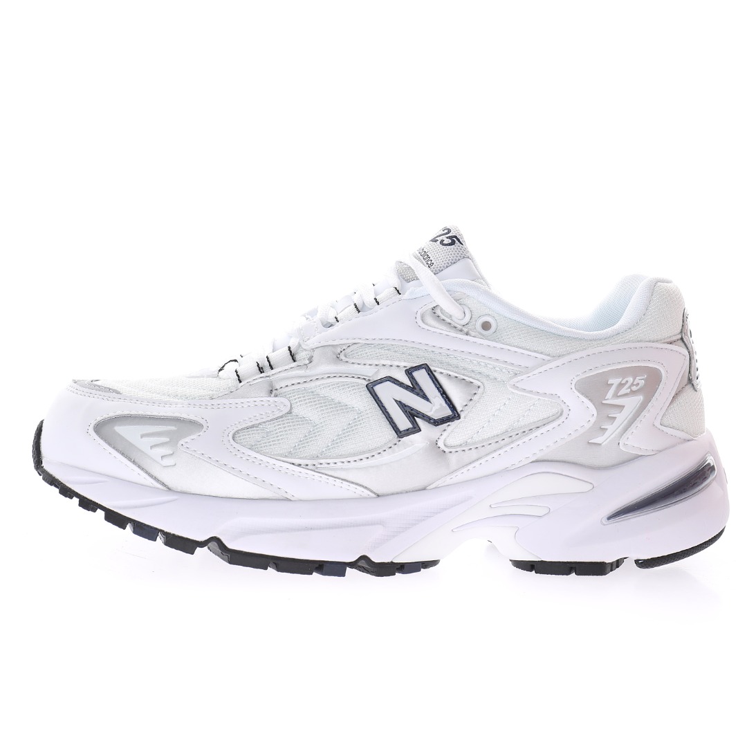 New balance ML725 Vintage running shoes “Silver Black” ML725B插图1