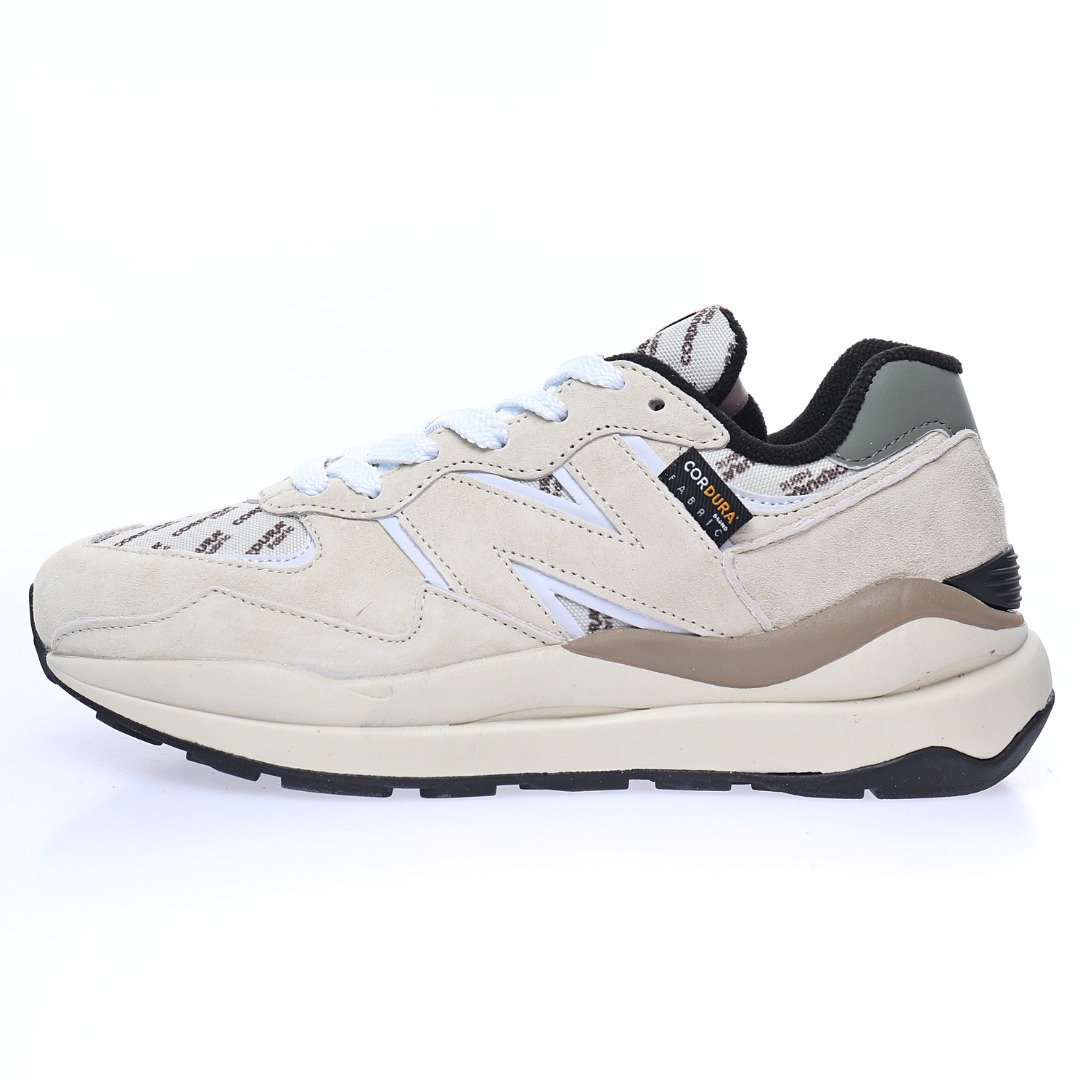 New balance m5740 series jogging shoes “light Khaki black green”插图