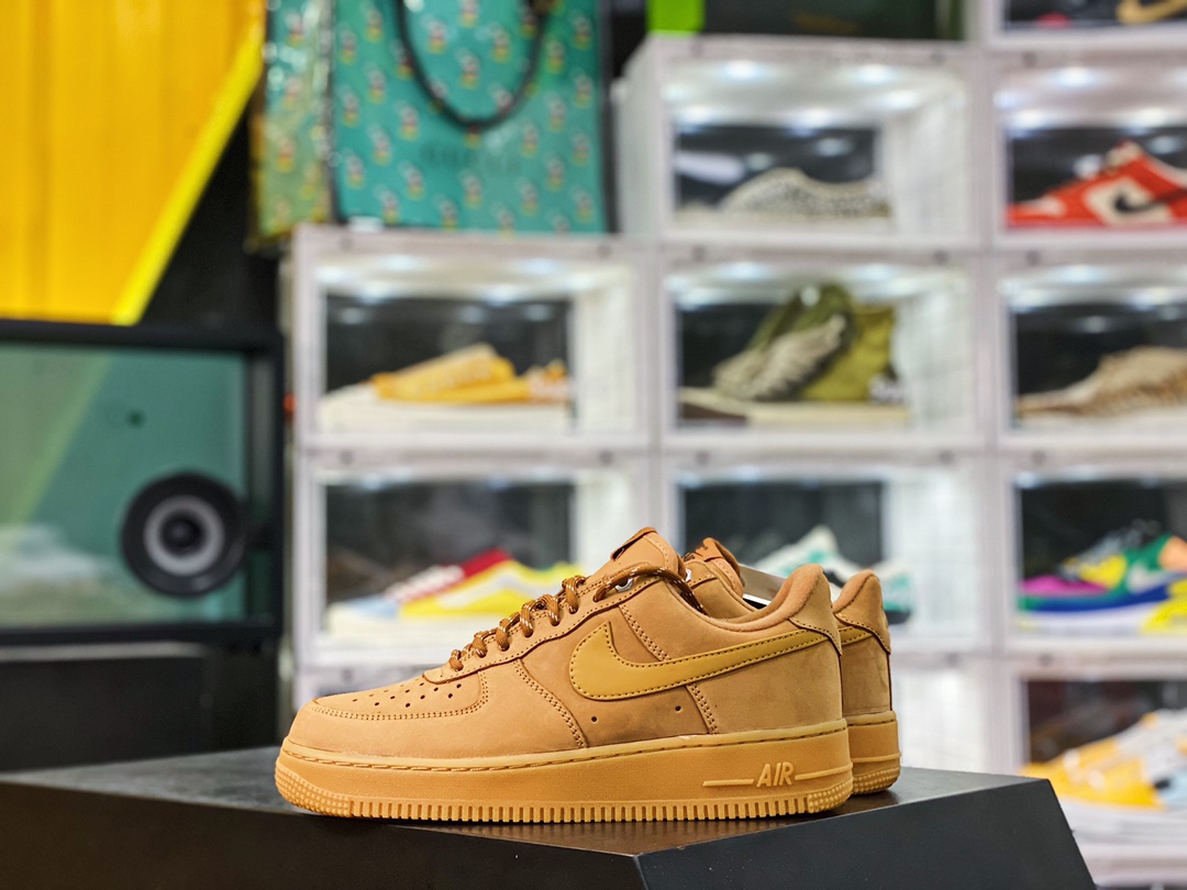 Air Force 1 Low 07 LV8 “Wheat / Flax”2019 new edition插图1