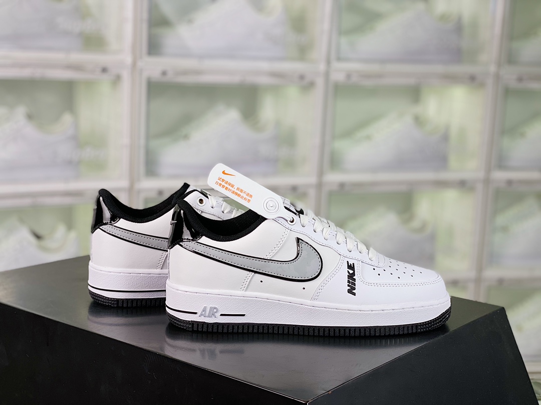 Nike Air Force 1 Low”White/Black/Sliver” style code:DC8873-101插图