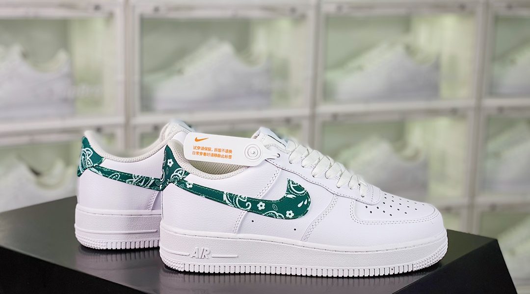 Nike Air Force 1 Low ’07″White/Blue Paisley” Sport sandals缩略图