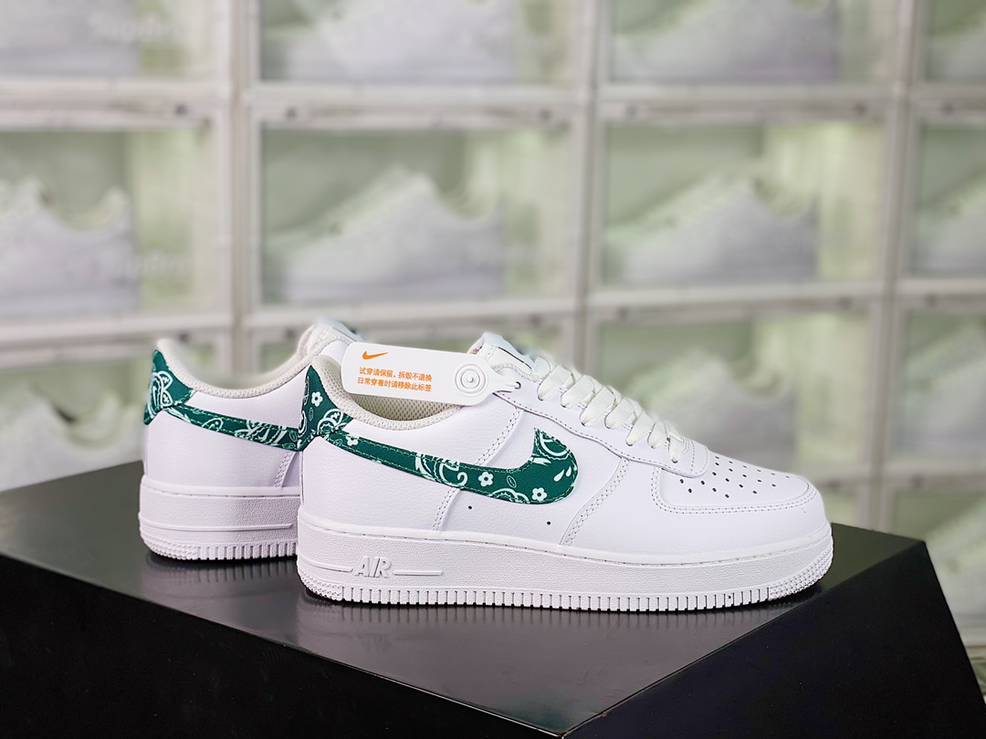 Nike Air Force 1 Low ’07″White/Blue Paisley” Sport sandals插图