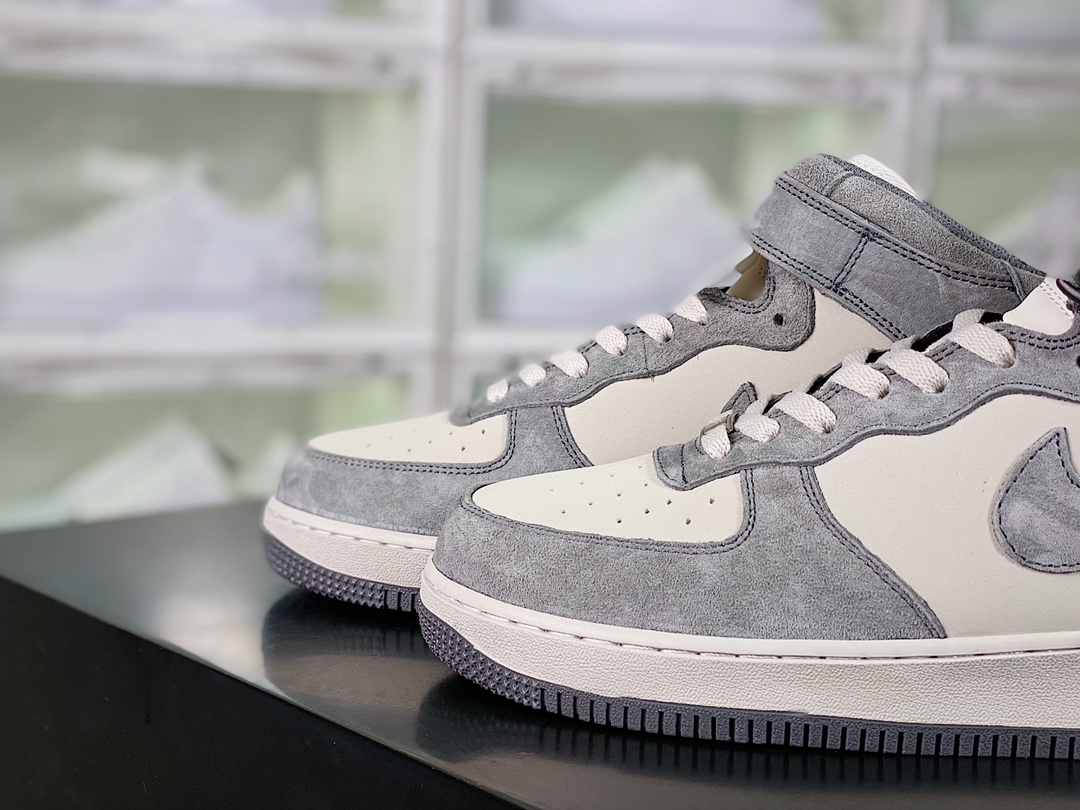 Nike Air Force 1´07 Mid”Kangaroo Grey” Style Code:CW2288-668插图4