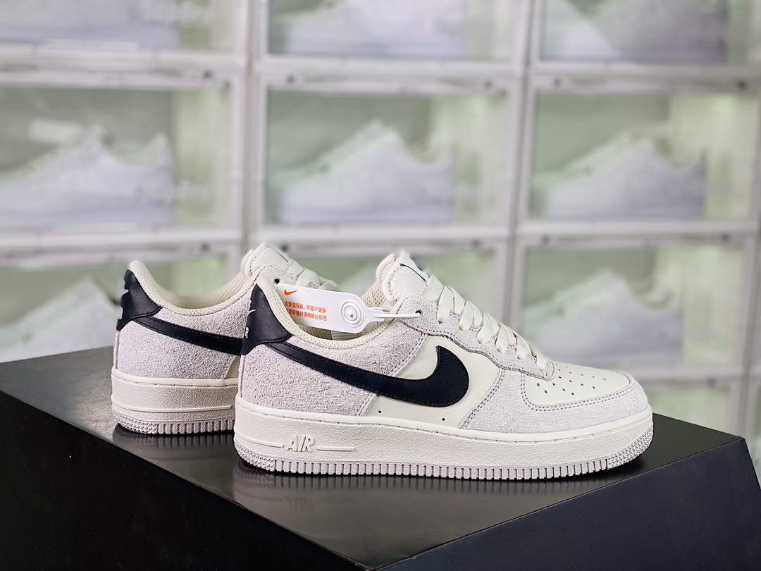 Nike Air Force 1’07 LV8″White/Wolf Gray/Black” Style code: BG5120-315插图