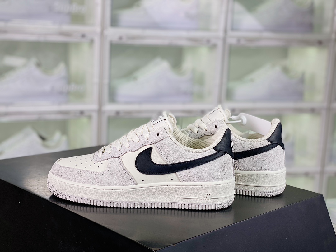 Nike Air Force 1’07 LV8″White/Wolf Gray/Black” Style code: BG5120-315插图1