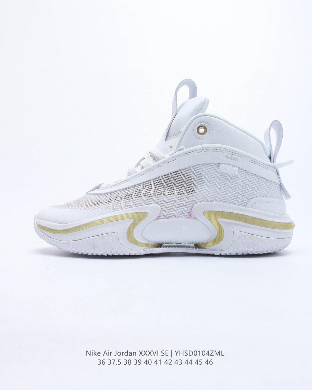 Air Jordan 36 “White Gold”Jordan Brand Basketball shoes插图2