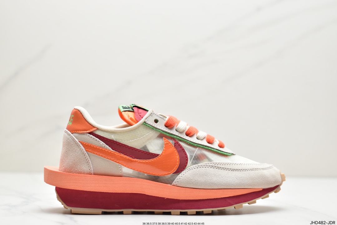 Fragment design x sacai x Nike ldwaffle waffle Hiroshi Fujiwara running shoe插图3