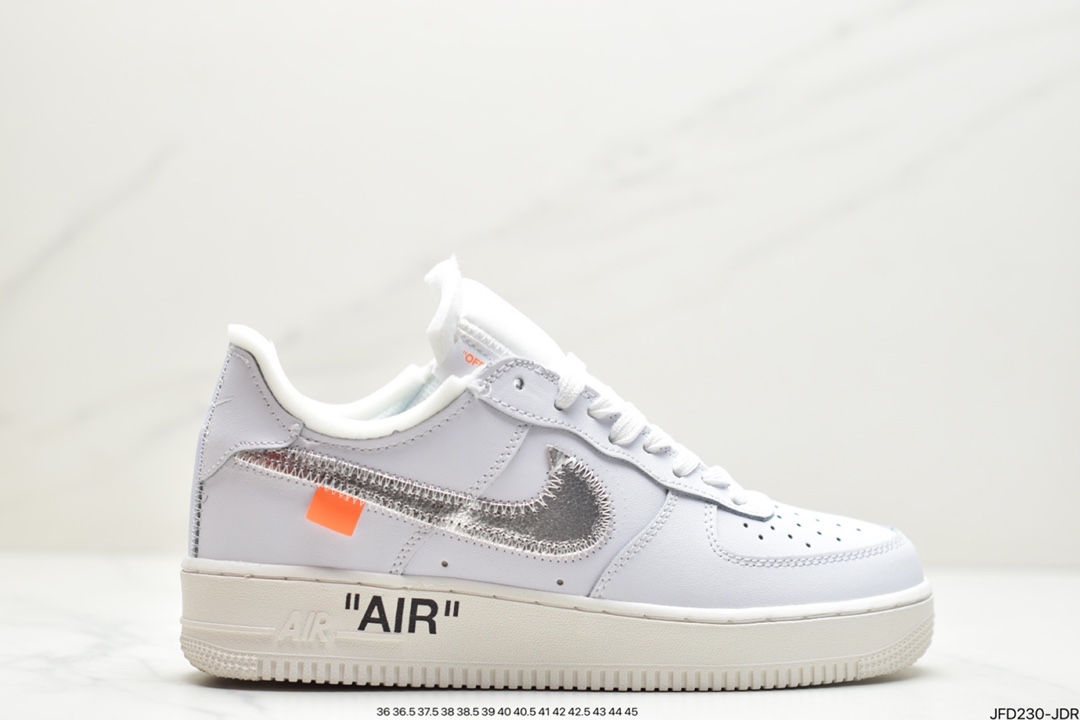 Off-white X Nike Air Force 1 “University Gold” OW插图1