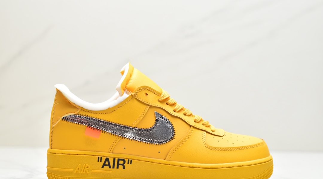 Off-white X Nike Air Force 1 “University Gold” OW缩略图 Off-white X Nike Air Force 1 “University Gold” OW缩略图