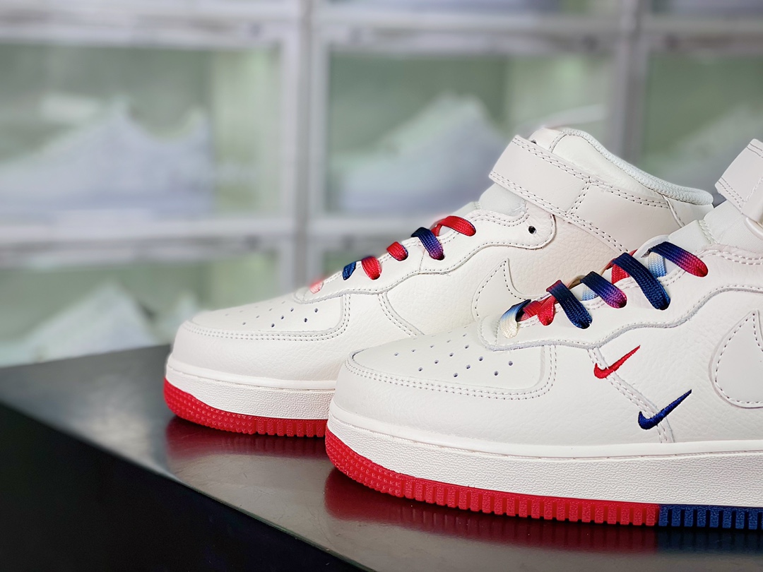 Nike Air Force 1’07 QS”Sail/Green/Yellow/Utah Jazz” Skateboarding shoes插图4