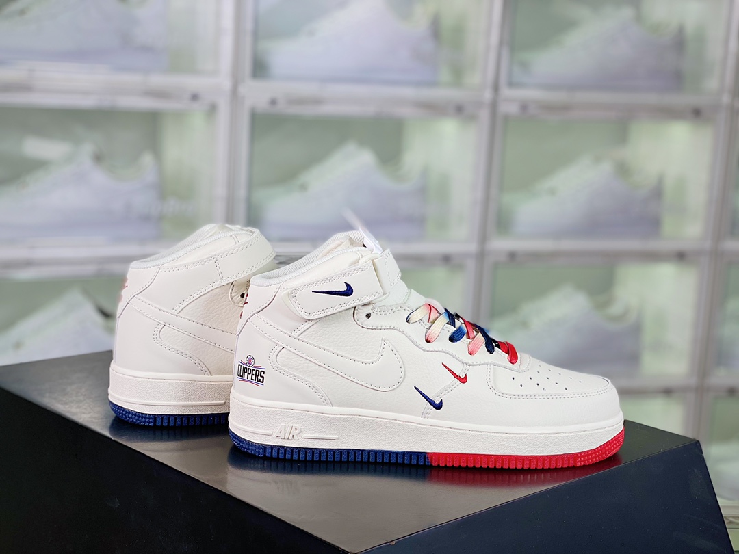 Nike Air Force 1’07 QS”Sail/Green/Yellow/Utah Jazz” Skateboarding shoes插图