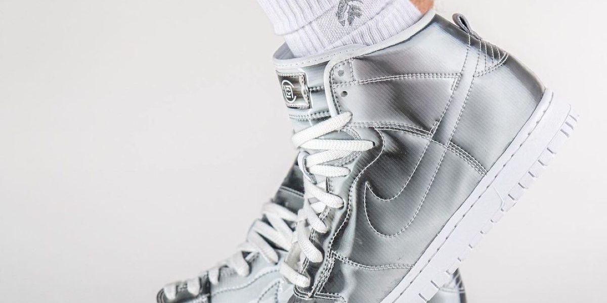 Metallic clot x Nike Dunk High “silver metallic” dunk collection缩略图