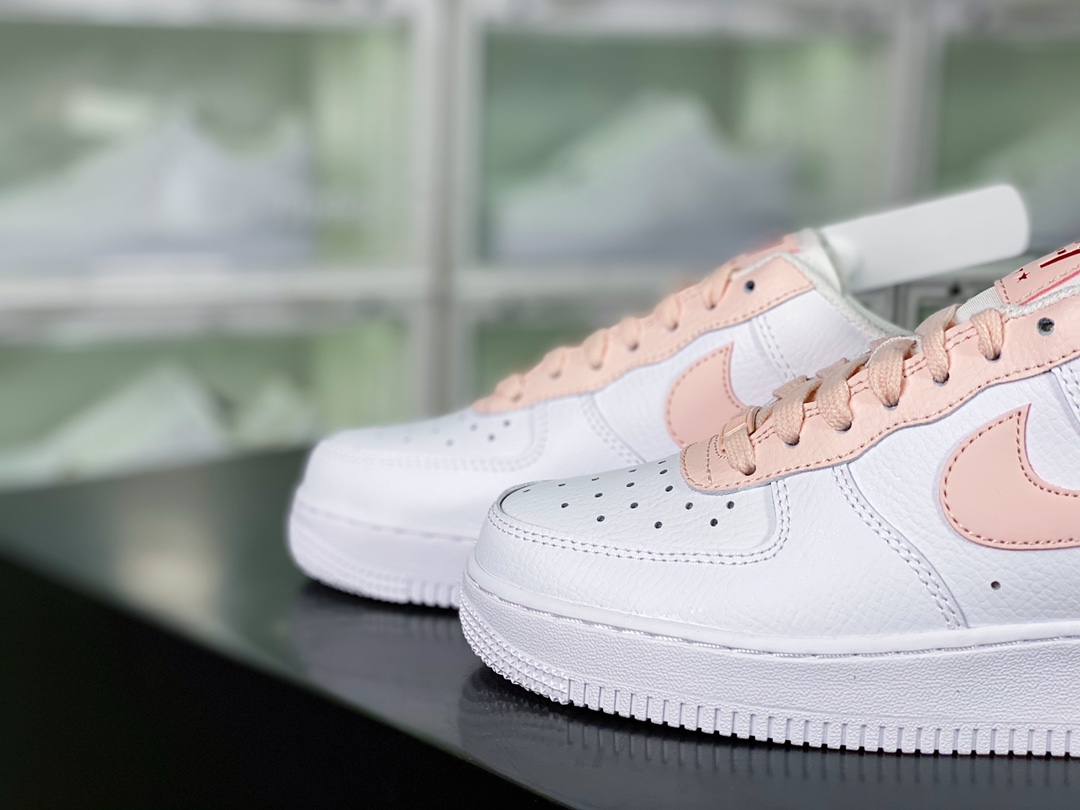 Nike Wmns Air Force 1’07 Low”White/Cherry Blosso Pink”插图4
