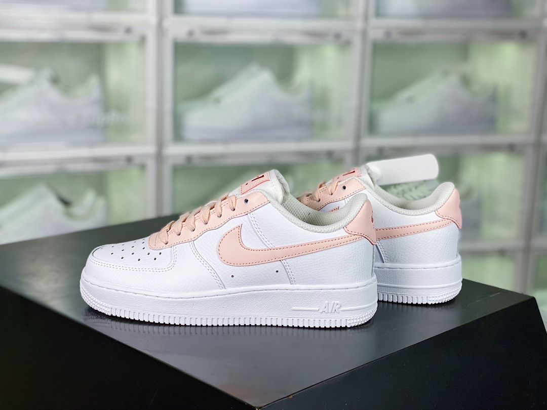 Nike Wmns Air Force 1’07 Low”White/Cherry Blosso Pink”插图1