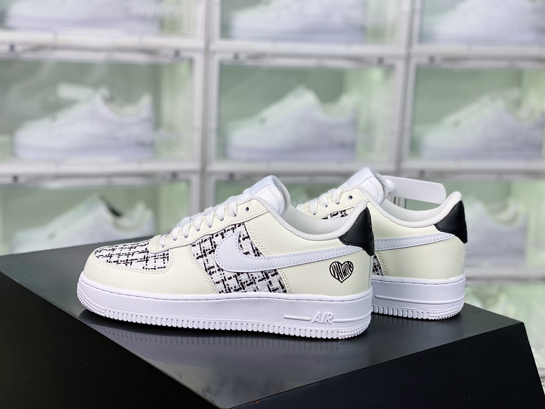 Nike Air Force 1 07 LV8″Creamy/Tweed” Style Code:DD8959-100插图1