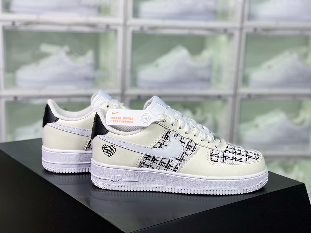 Nike Air Force 1 07 LV8″Creamy/Tweed” Style Code:DD8959-100插图