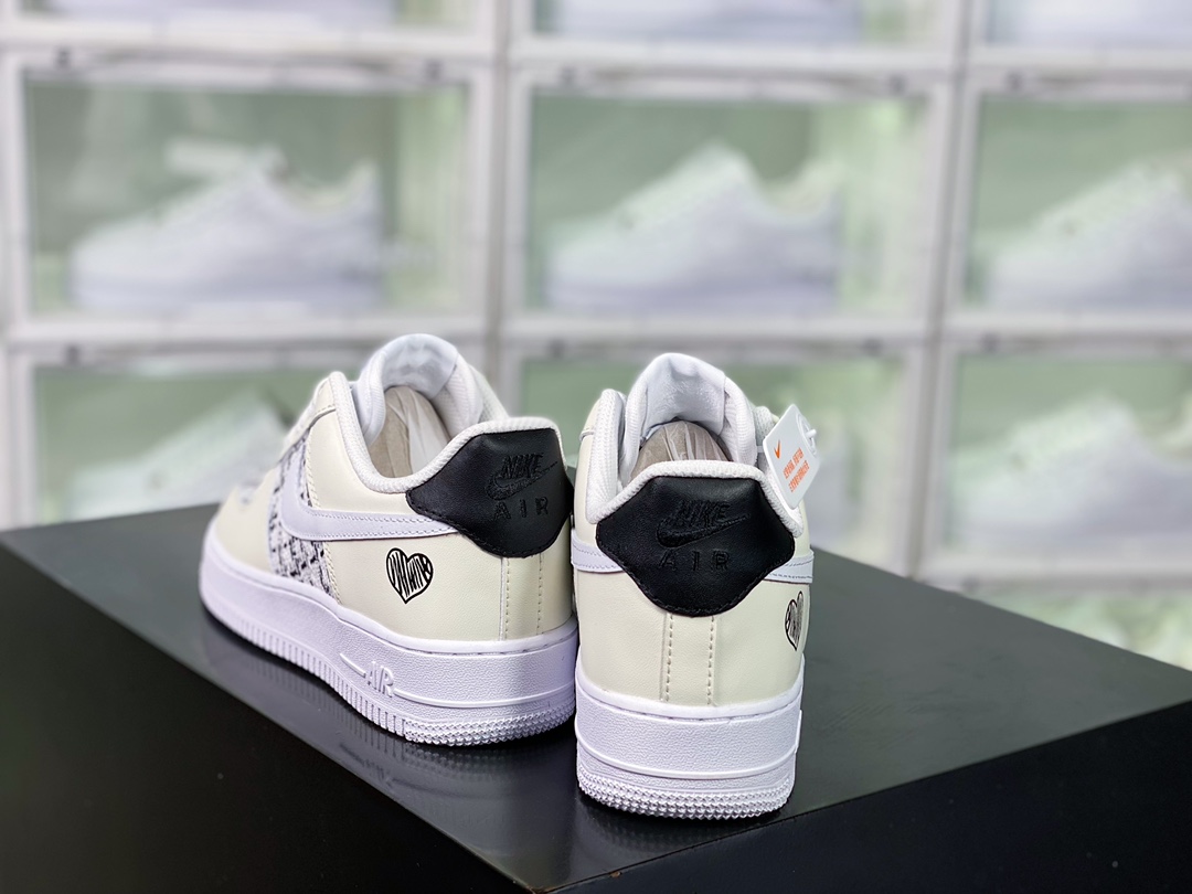 Nike Air Force 1 07 LV8″Creamy/Tweed” Style Code:DD8959-100插图2