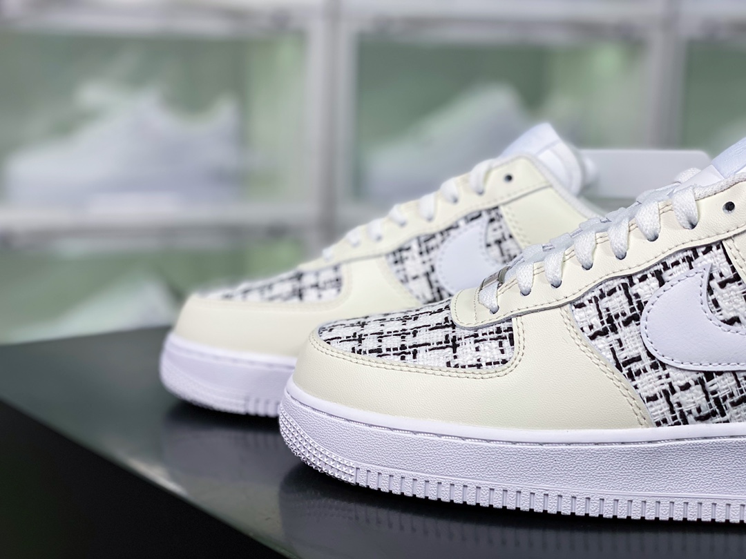 Nike Air Force 1 07 LV8″Creamy/Tweed” Style Code:DD8959-100插图4