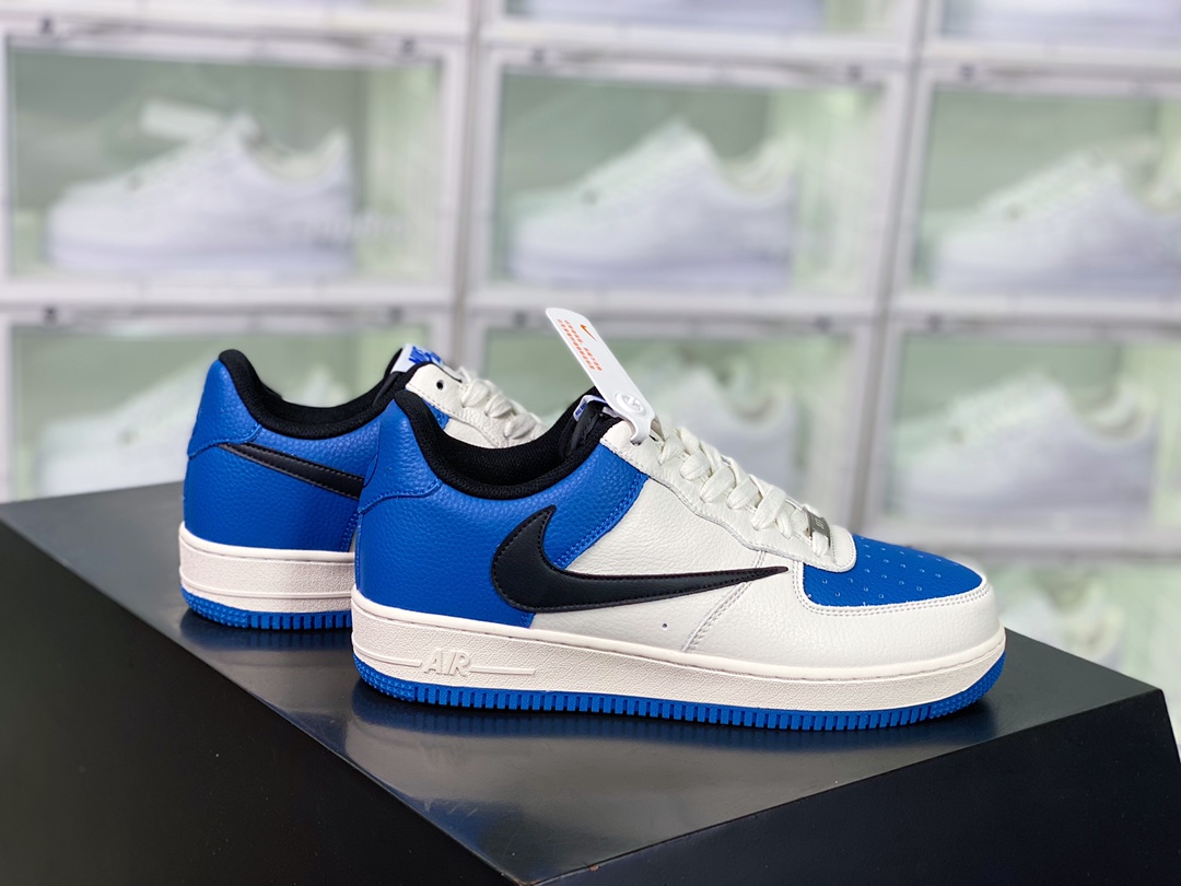 fragment design x Travis Scott x x Nike Air Force 1´07 SP”Military Blue”插图1