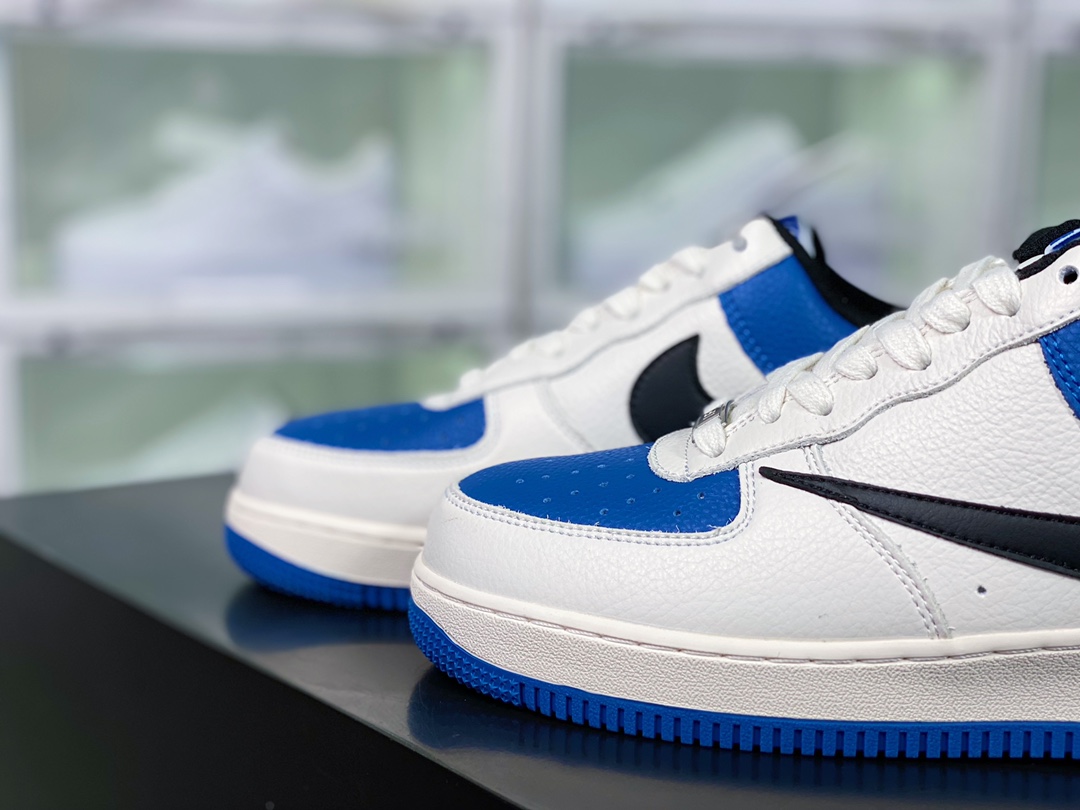 fragment design x Travis Scott x x Nike Air Force 1´07 SP”Military Blue”插图4