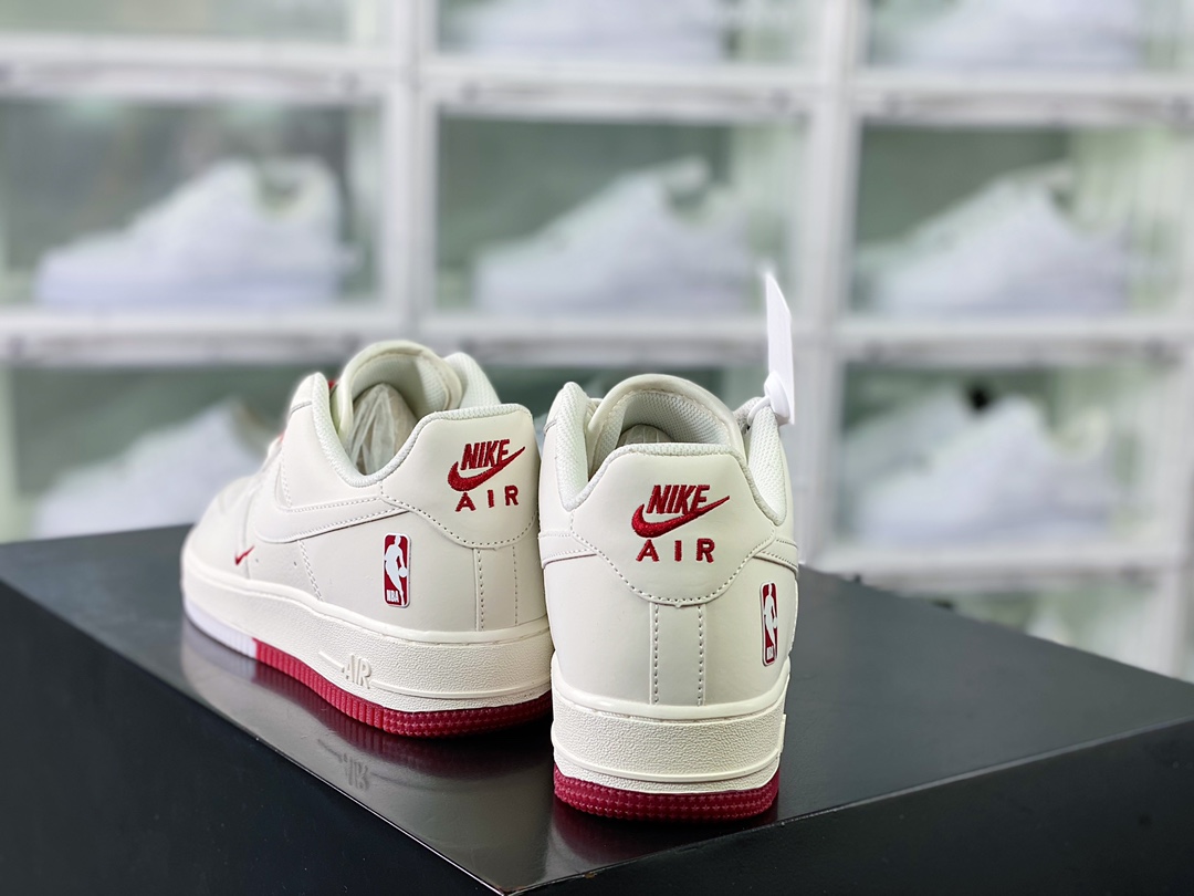 Nike Air Force 1’07 Low QS”White/Wine Red”插图2