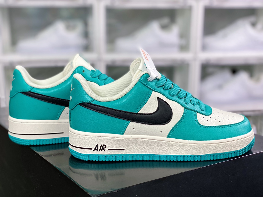 Nike Air Force 1’07 LV8 “Green Lake/Bridge/Black” style code:GH5696-302插图