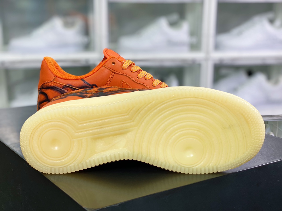 Halloween restricted color Nike Air Force 1 Low ’07 “Brilliant Orange”插图3