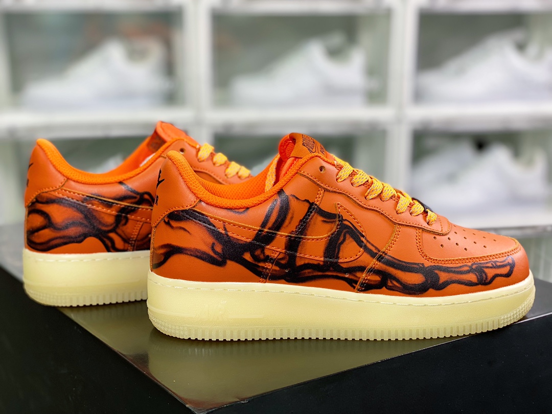 Halloween restricted color Nike Air Force 1 Low ’07 “Brilliant Orange”插图