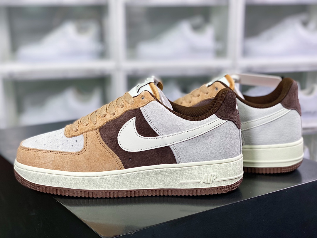 Nike Air Force 1´07 Low”Milk Tea/Coffee Brown/Grey” style code:BL3099-233插图1