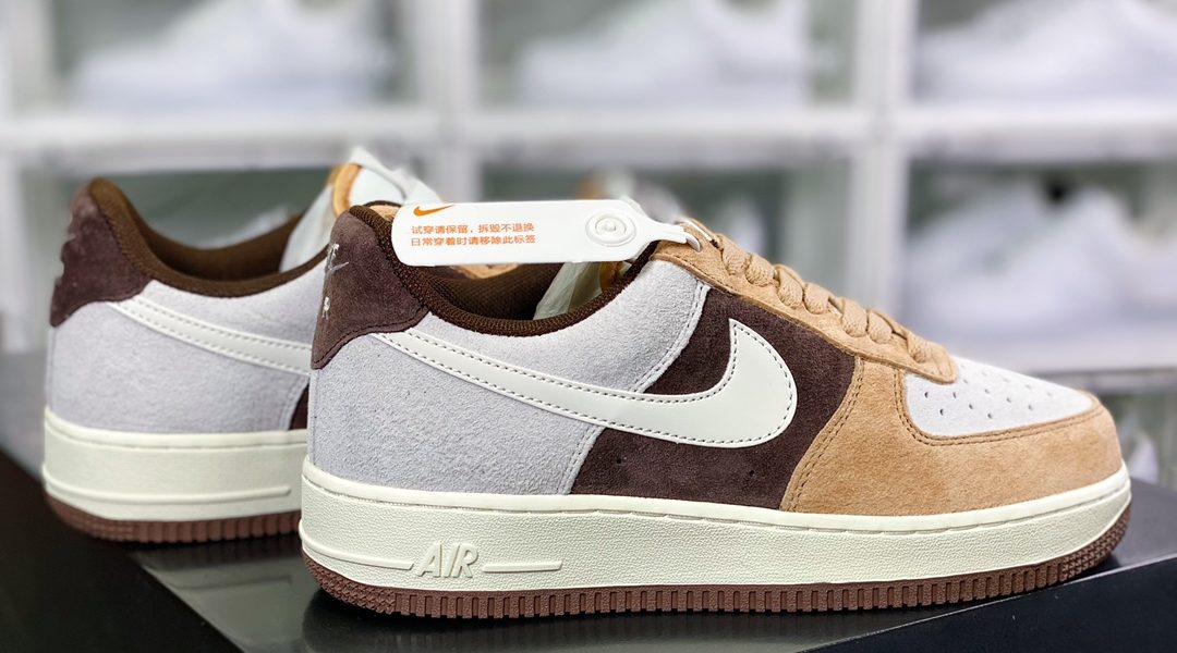 Nike Air Force 1´07 Low”Milk Tea/Coffee Brown/Grey” style code:BL3099-233缩略图