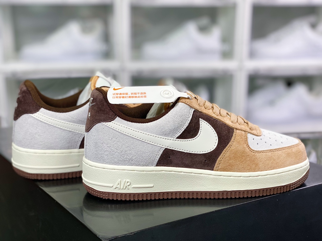 Nike Air Force 1´07 Low”Milk Tea/Coffee Brown/Grey” style code:BL3099-233插图