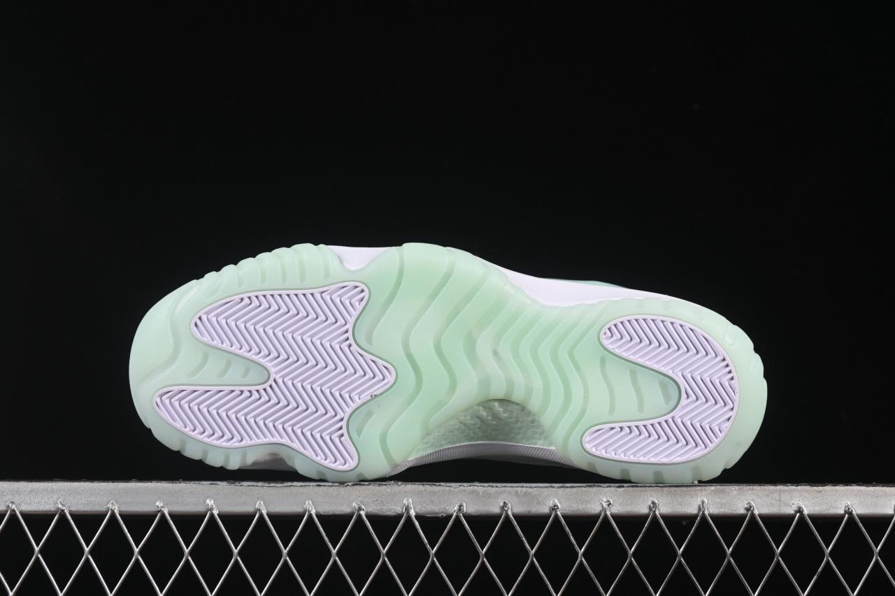 Air Jordan 11 Low Lgloo Mint Green: Authentic Sneakers in Full Sizes插图2