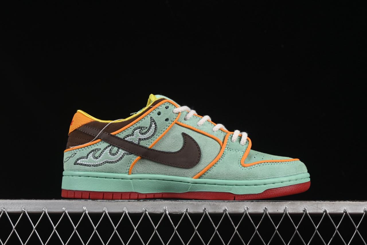 Nike SB Dunk Low “Tourmaline” Skate Shoes – HF3058-300 – Western Style插图1