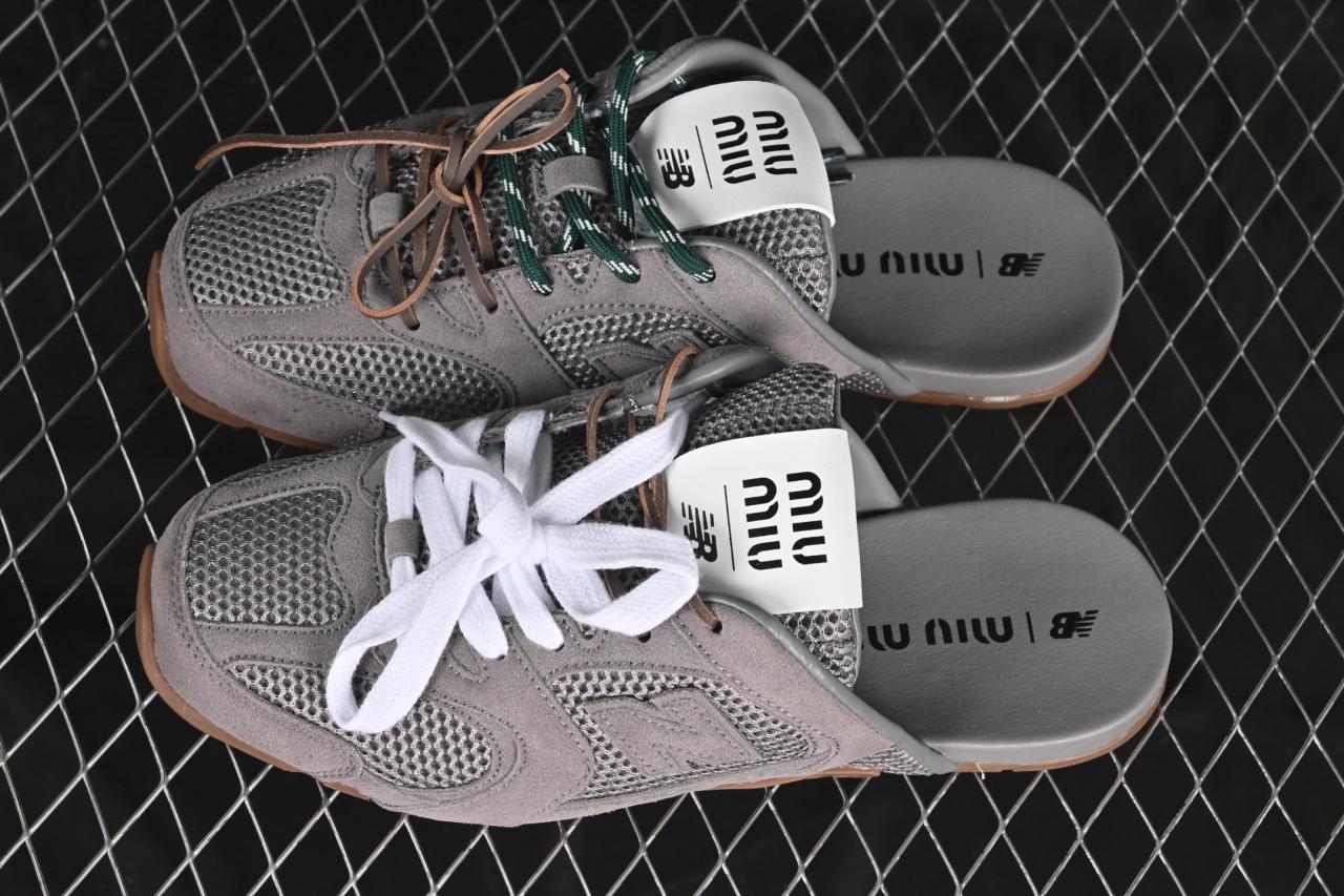 MiuMiu & New Balance 530 Collaboration: Retro Sneakers with Lightweight Design and Double Laces插图3
