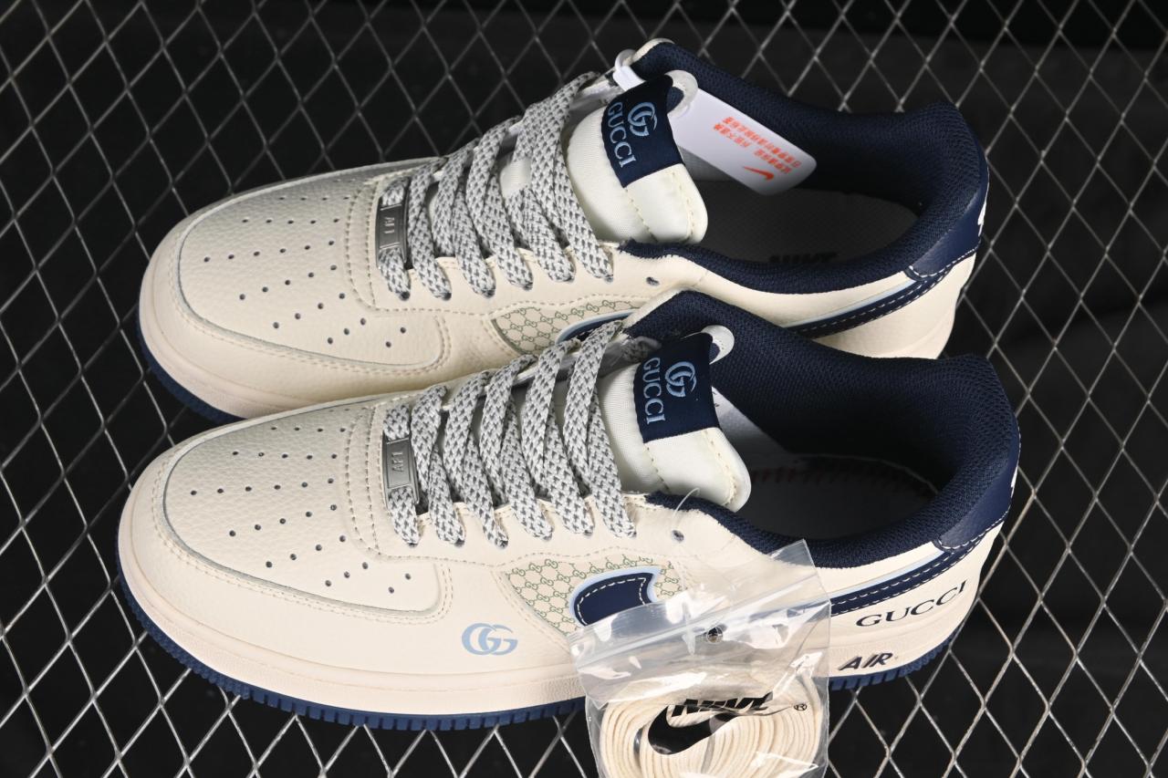 Nike x Gucci AF1 Low: Blue Hook Board Shoes | XS1958-564插图3